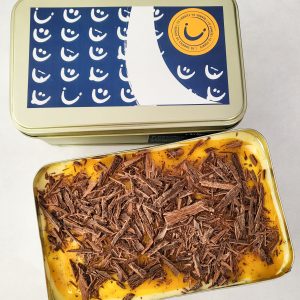 Torta de maracuyá en lata